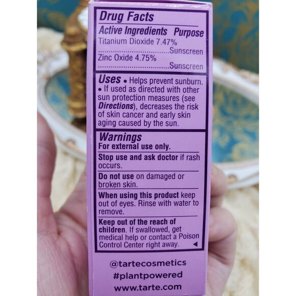 Tarte Babassu Foundcealer Skincare Multitaking SPF 20 Foundation .33oz - 44S NEW - Picture 6 of 8